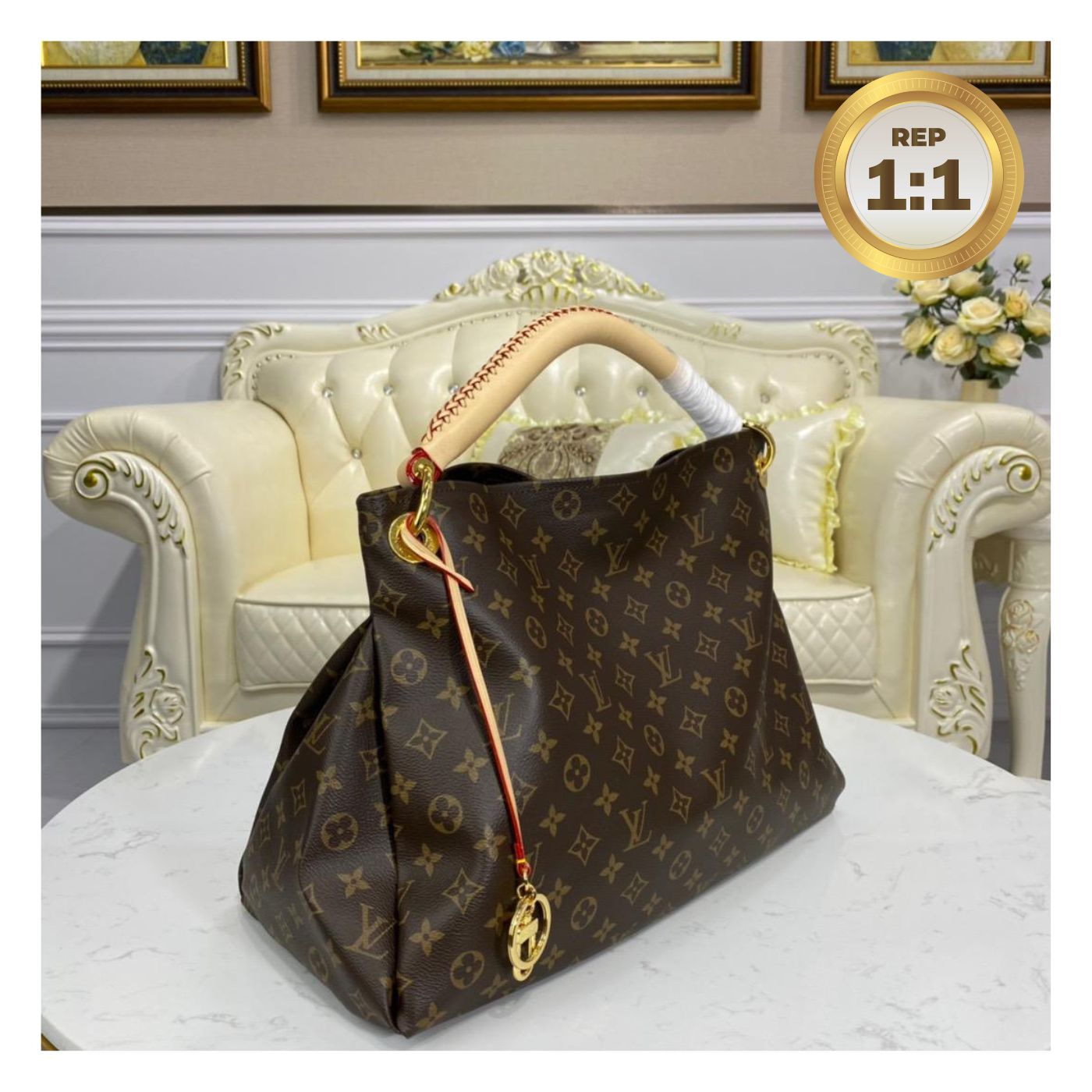[REP 1:1] Louis Vuitton Artsy MM Monogram Canvas For Women 16.1in/41cm
